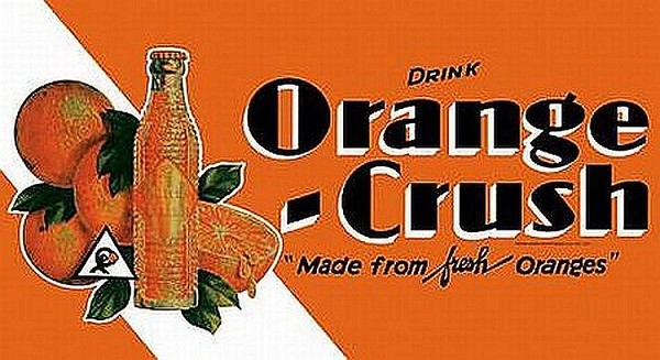 signs 4 fun Orange Crush Drink Metal Sign