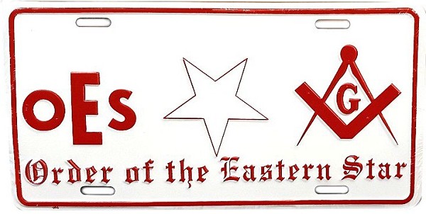 signs 4 fun Order of E. Star License Plate