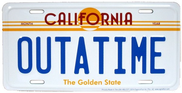 signs 4 fun OutaTime License Plate