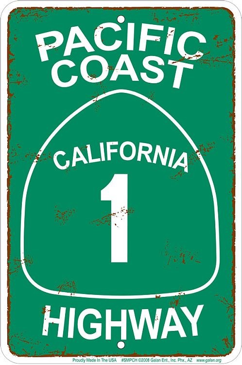 signs 4 fun Pacific Coast Highway Sm. Parking Sign