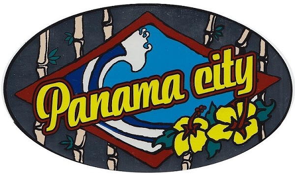 signs 4 fun Panama City Wave Bamboo Sticker