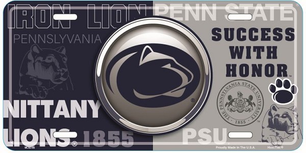 signs 4 fun Penn State Bullseye License Plate