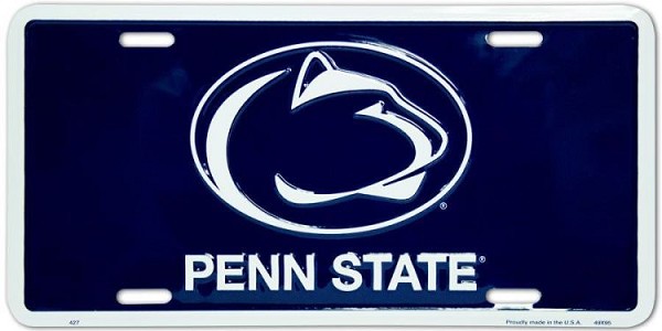 signs 4 fun Penn State License Plate