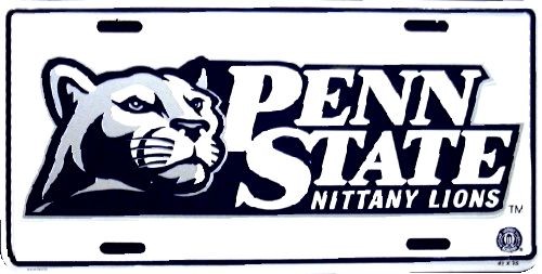signs 4 fun Penn State Lions License Plate