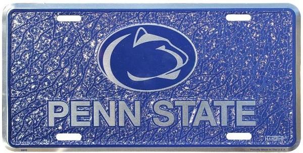 signs 4 fun Penn State Mosaic License Plate