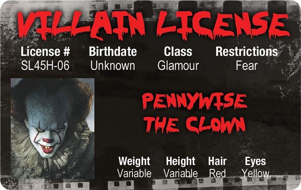 signs 4 fun Pennywise the Clown ID