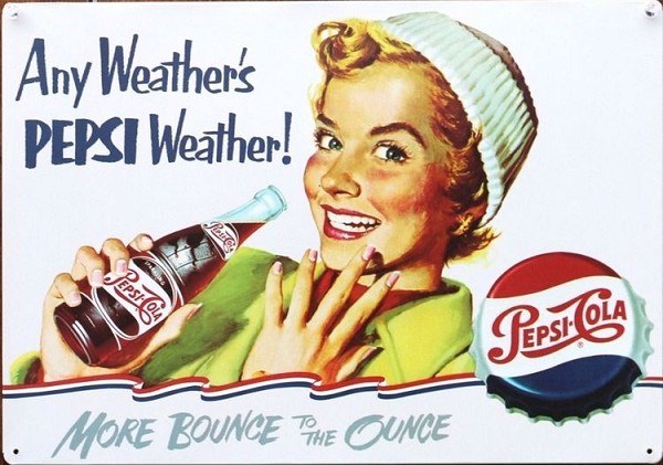 signs 4 fun Pepsi Weather Metal Sign