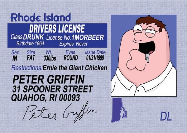 signs 4 fun Peter Griffin ID Magnet