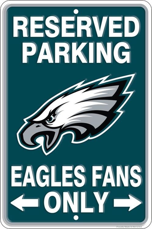 signs 4 fun Philadelphia Eagles Sm Parking Sign