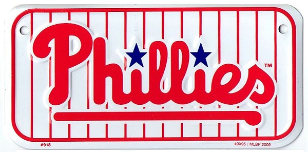 signs 4 fun Philadelphia Phillies Bike Tag