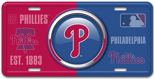 signs 4 fun Philadelphia Phillies License Plate