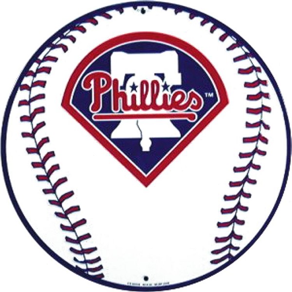 signs 4 fun Philadelphia Phillies Round Sign