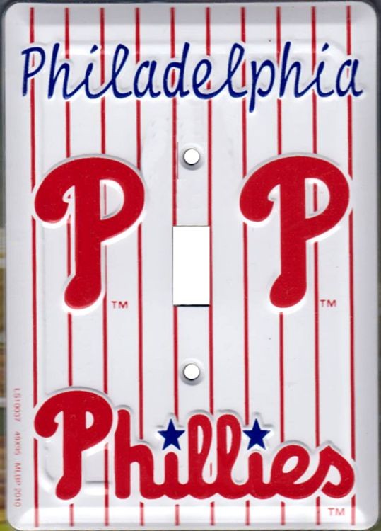 signs 4 fun Philadelphia Phillies Switch Plate