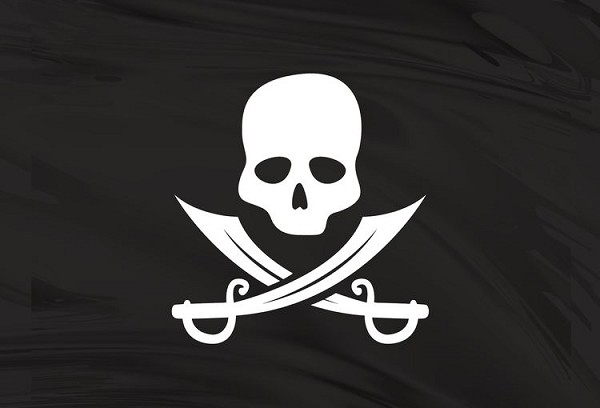 signs 4 fun Pirate Flag Jolly Roger Large Sticker