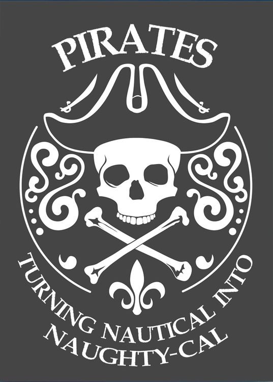 signs 4 fun Pirates Naughty Magnet