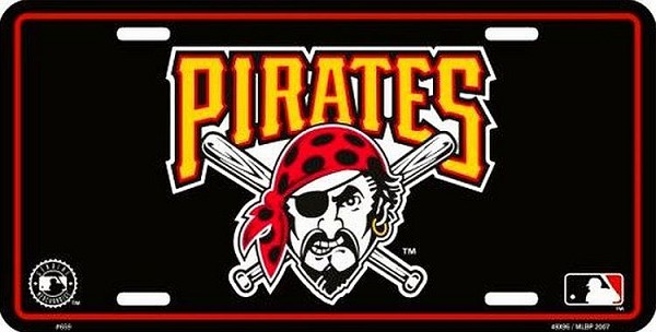 signs 4 fun Pittsburgh Pirates License Plate