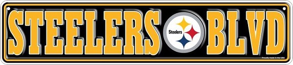 signs 4 fun Pittsburgh Steelers Small Street Sign