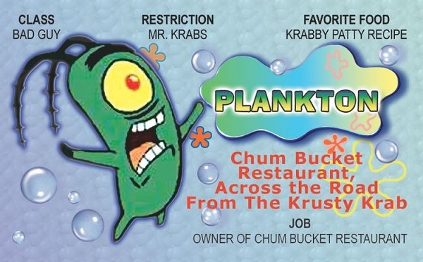 signs 4 fun Plankton Toon ID