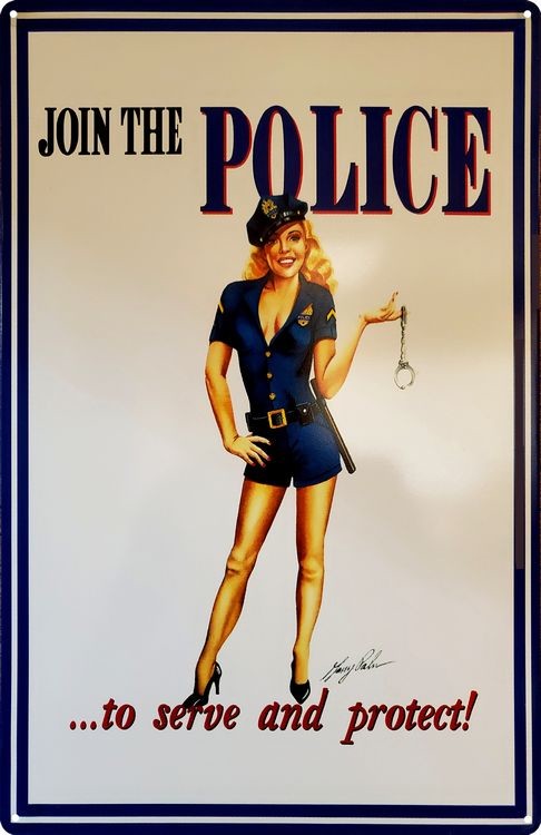 signs 4 fun Police Metal Sign
