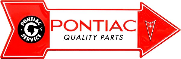 signs 4 fun Pontiac Arrow Large Arrow Sign