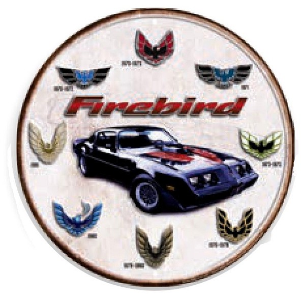 signs 4 fun Pontiac Firebird Logos Round Sign