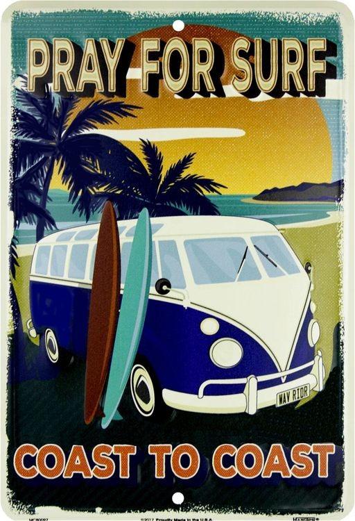 signs 4 fun Pray for Surf Sm. Parking Sign