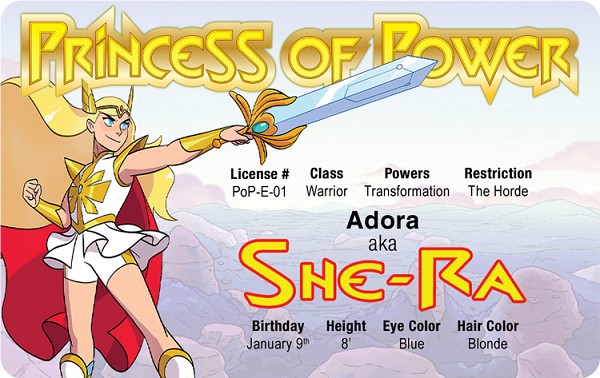 signs 4 fun Princess of Power She-Ra ID