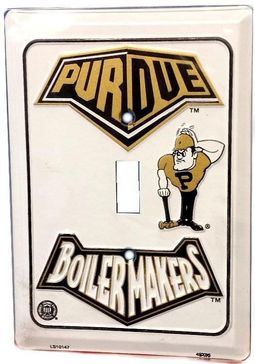 signs 4 fun Purdue Boilermakers Switch Plate