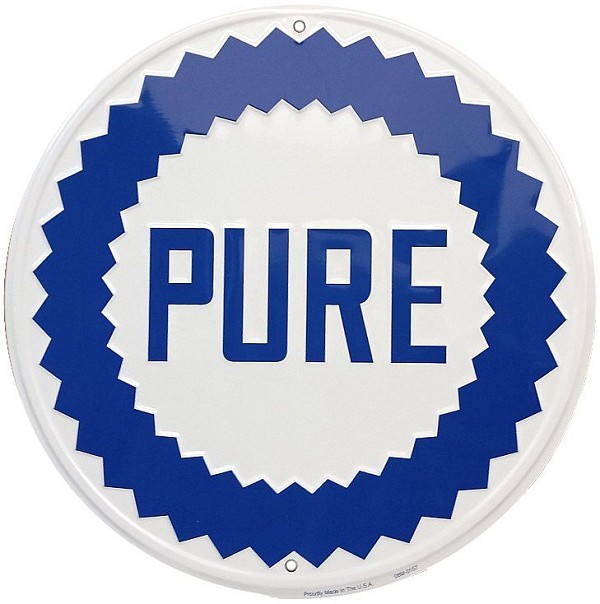 signs 4 fun Pure Oil Round Sign