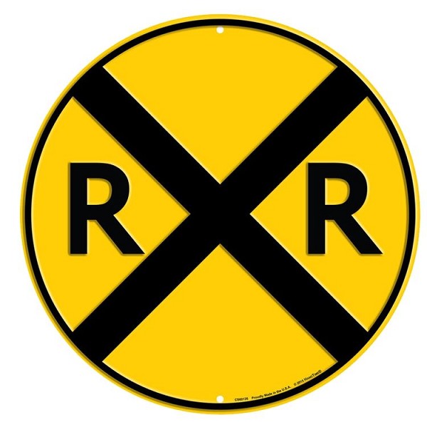 signs 4 fun Railroad Round Sign