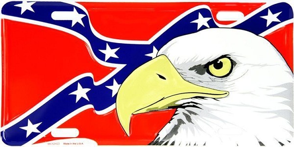 signs 4 fun Rebel Eagle License Plate