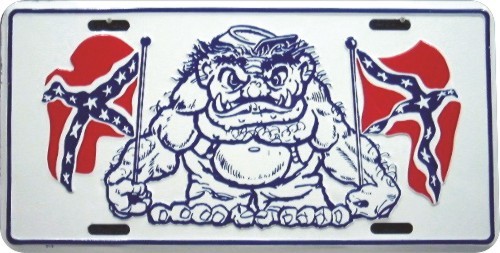 signs 4 fun Rebel Monster License Plate