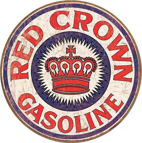 signs 4 fun Red Crown Gas Round Sign