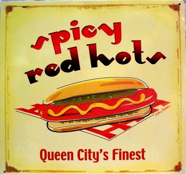 signs 4 fun Red Hot Metal Sign