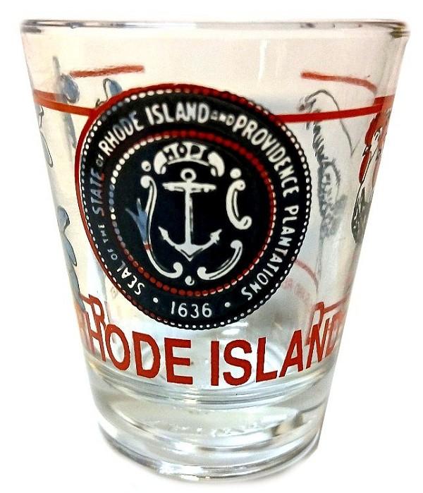 signs 4 fun Rhode Island Shot Glass