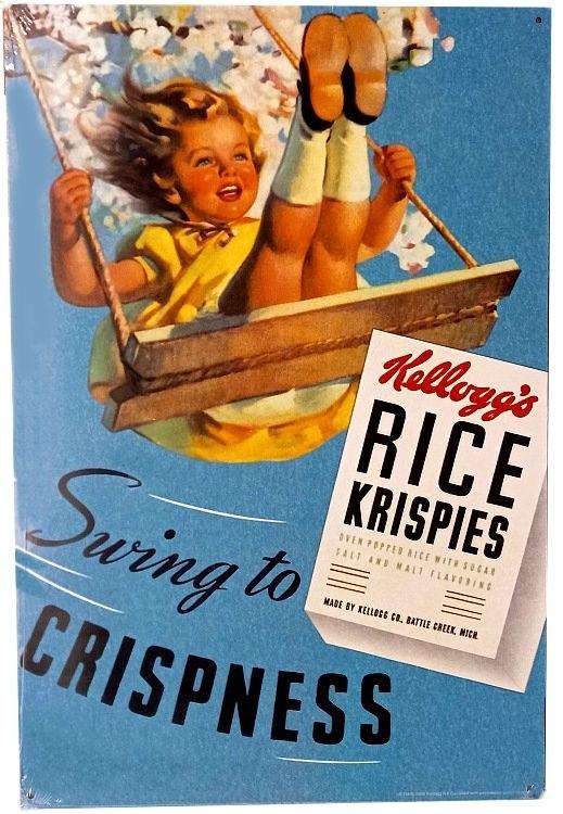 signs 4 fun Rice Krispies Metal Sign