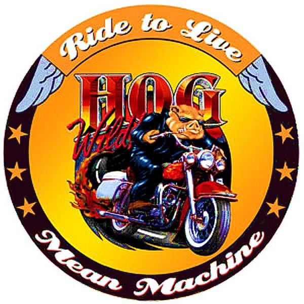 signs 4 fun Ride To Live Hog Round Sign