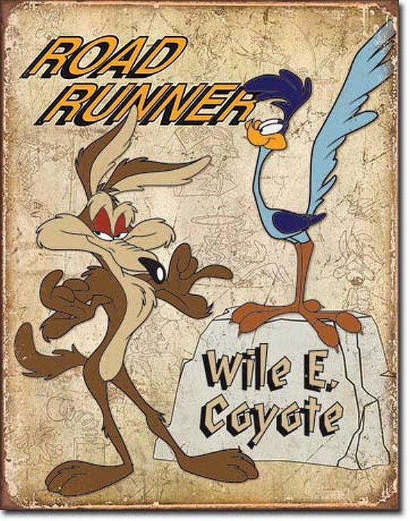 signs 4 fun Roadrunner Metal Tin Sign