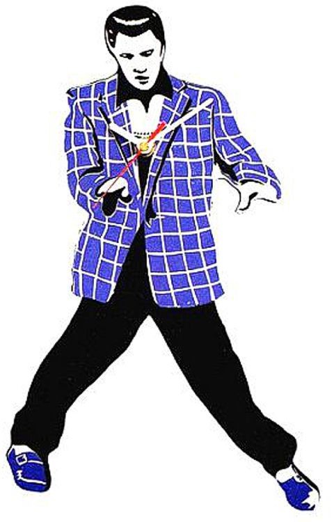 signs 4 fun Rock Star Wall Clock