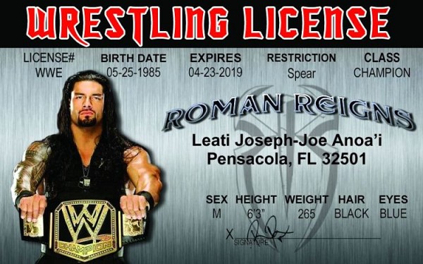 signs 4 fun Roman Reigns ID