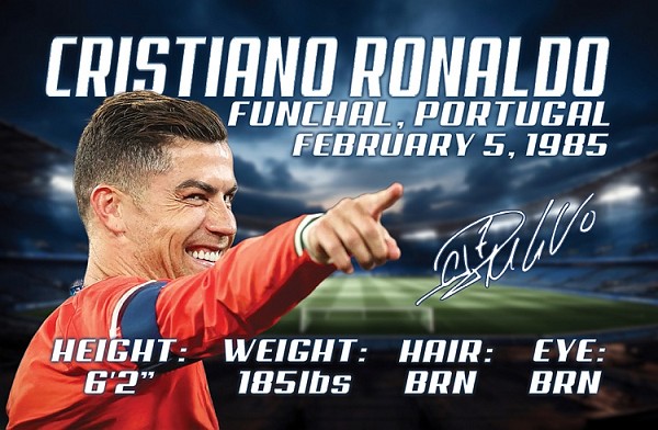 signs 4 fun Ronaldo ID