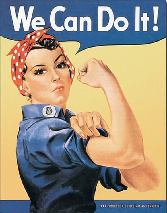 signs 4 fun Rosie The Riveter Metal Sign