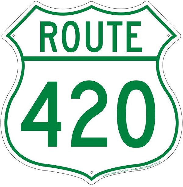 signs 4 fun Route 420 Shield