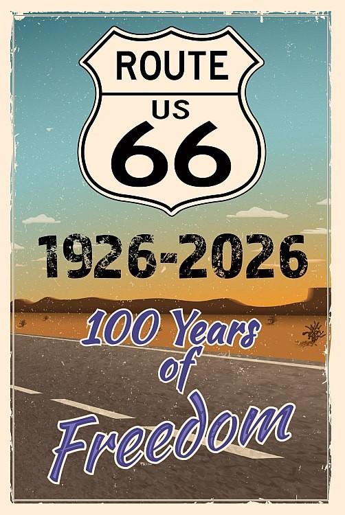 signs 4 fun Route 66 100 Yrs Postcard