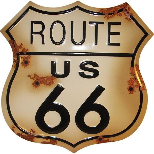 signs 4 fun Route 66 24 inch Shield Die Cut Sign