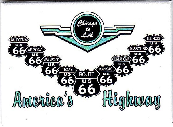 signs 4 fun Route 66 America's Highway Magnet