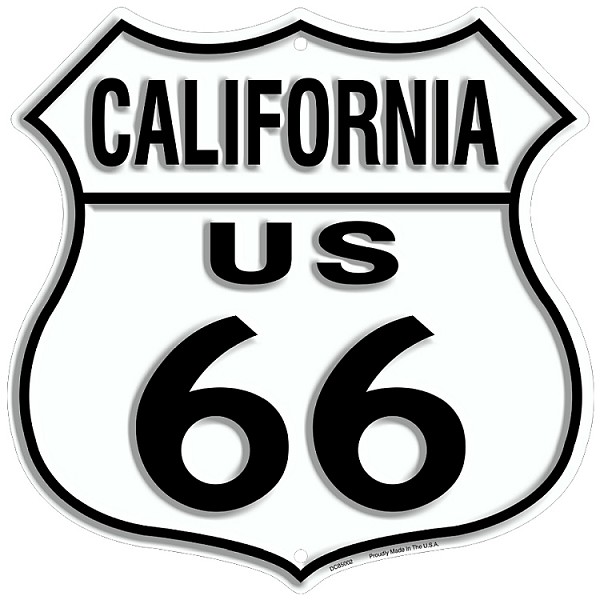 signs 4 fun Route 66 Califonria Mini Shield