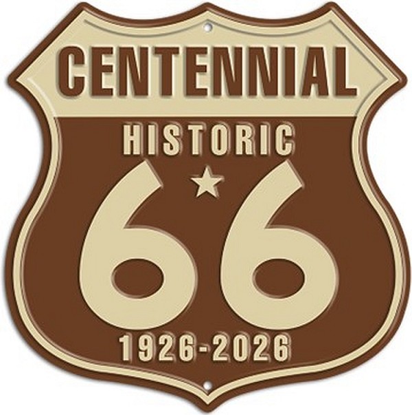 signs 4 fun Route 66 Centennial Mini Die Cut Sign