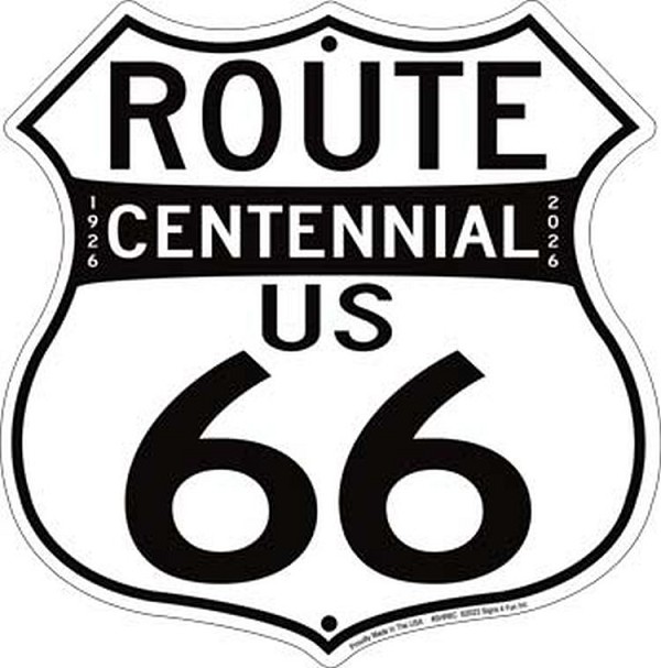 signs 4 fun Route 66 Dates Shield Sign