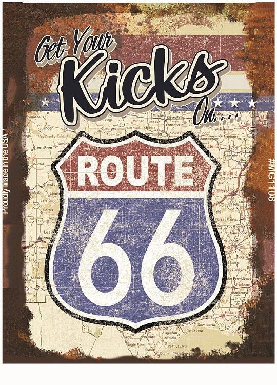 signs 4 fun Route 66 Get your Kicks Magnet